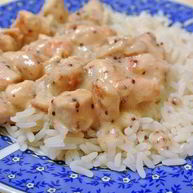 Рецепт Куриного филе со сметанно-горчичным соусом