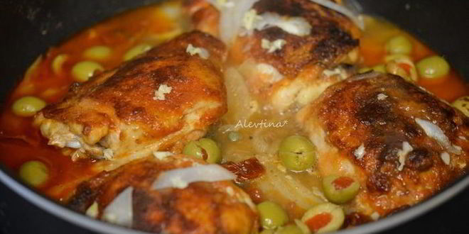 Рецепт куриных бедрышек по-средиземноморски