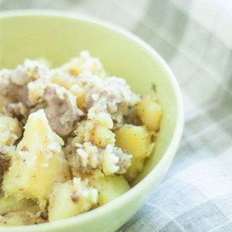 Рецепт Куриных желудков с картошкой