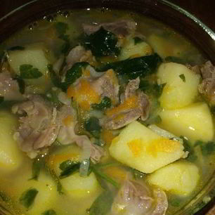 Рецепт Куриных желудочков с картошкой