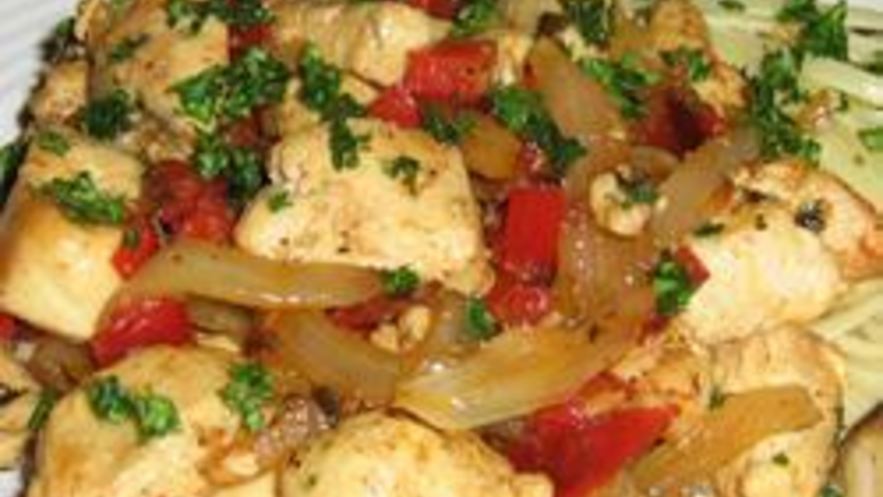 Рецепт курицы по-басконски