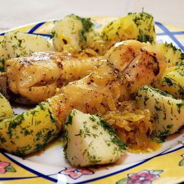 Рецепт Курицы с шафраном