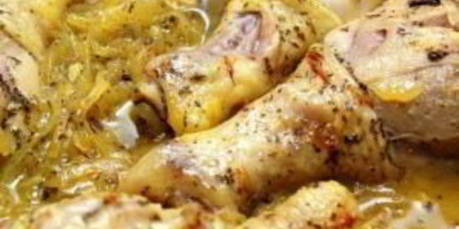 Рецепт курицы с шафраном