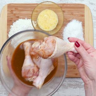 Рецепт Курицы в кокосовой стружке