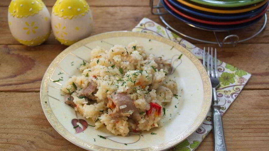 Рецепт мяса с рисом