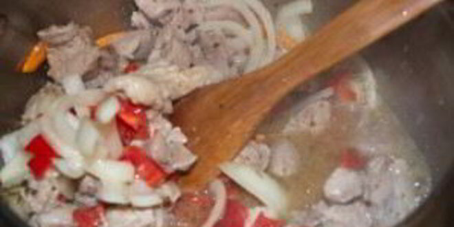 Рецепт мяса с рисом