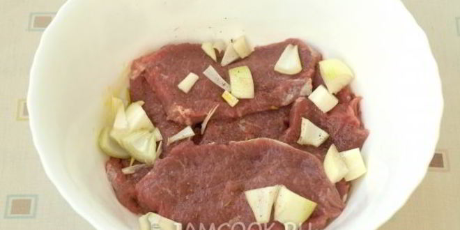 Рецепт отбивных из говядины в духовке