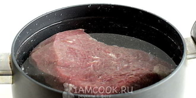 Рецепт отварной говядины