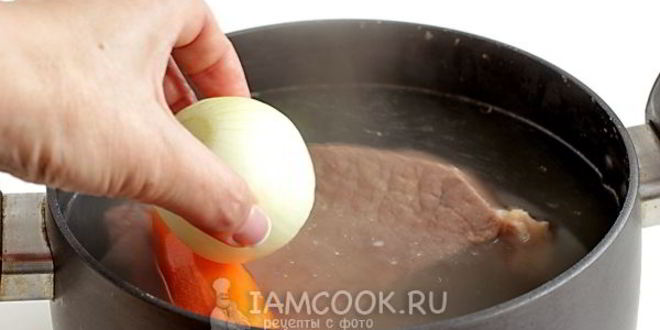 Рецепт отварной говядины