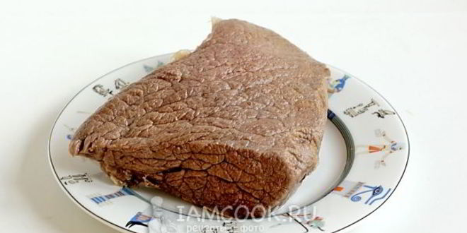 Рецепт отварной говядины