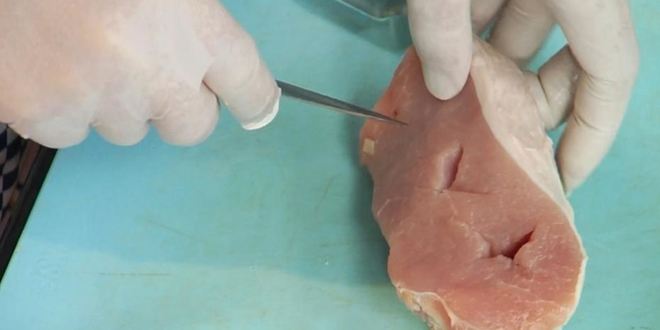 Рецепт свиной корейки с тушеной капустой