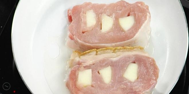 Рецепт свиной корейки с тушеной капустой