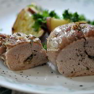 Рецепт Свинины с начинкой из лука и чеснока