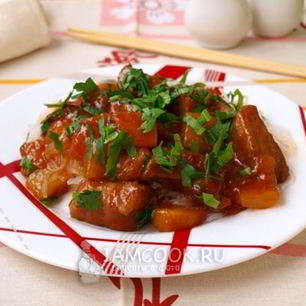 Рецепт Свинины в кисло-сладком соусе