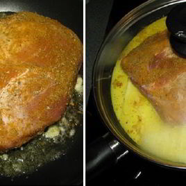 Рецепт Свинины в молоке