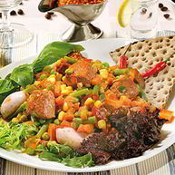 Рецепт Тушеной говядины с овощами по-мексикански