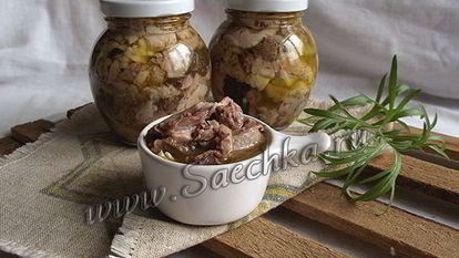 Рецепт Тушенки домашней