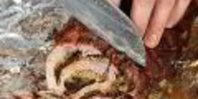 Рецепт запеченной в духовке шейка с овощами и грибным соте