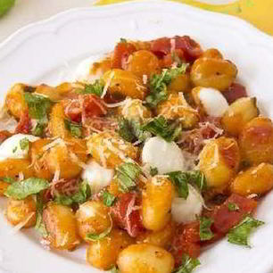 Рецепт Ньокков с овощным соусом