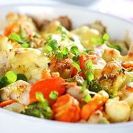 Рецепт Ароматного овощной гратен в сливочном соусе