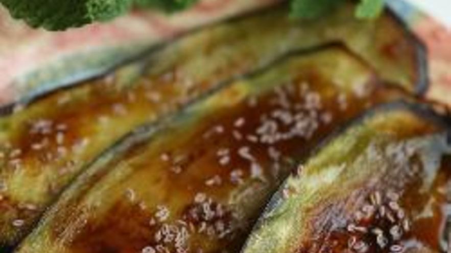 Рецепт баклажанов гриль с кунжутом