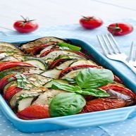 Рецепт Баклажанов и кабачки с сыром запеченные в духовке