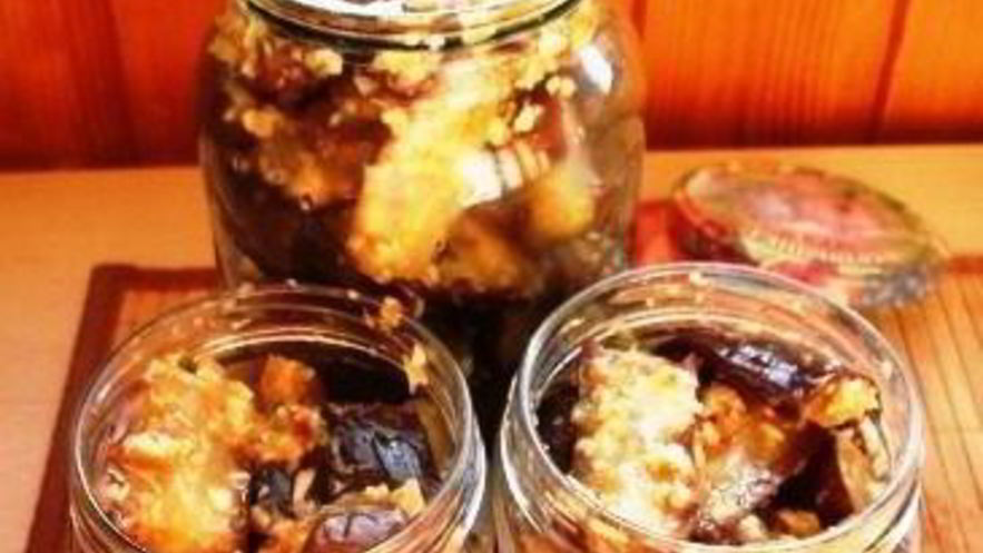 Рецепт баклажанов на закуску, острые