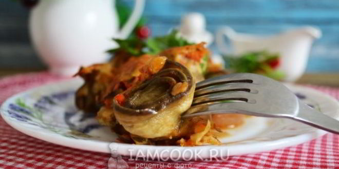 Рецепт баклажанов, запеченных в духовке с помидорами