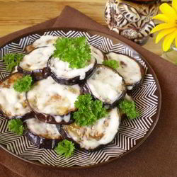 Рецепт Баклажанов жареных с чесноком и майонезом