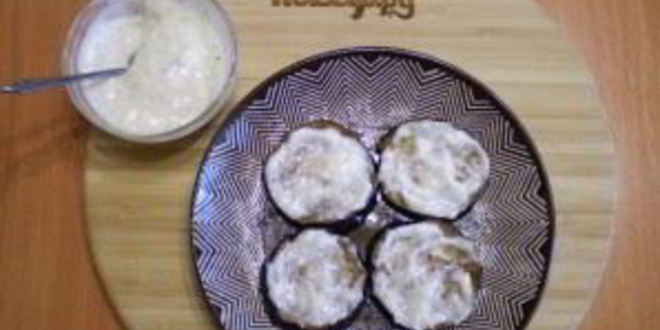 Рецепт баклажанов жареных с чесноком и майонезом
