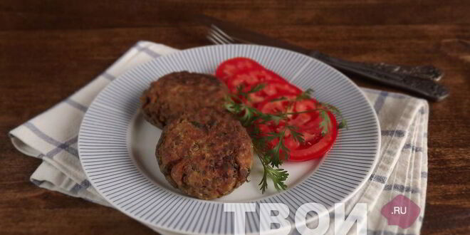 Рецепт биточков из чечевицы