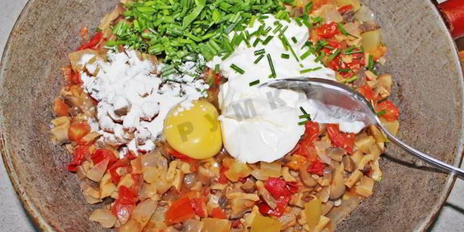 Рецепт кабачков фаршированных грибами в духовке