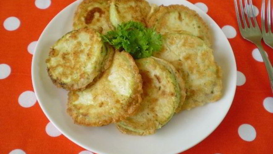 Рецепт кабачков с чесноком в кляре