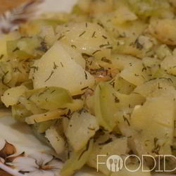 Рецепт Кабачков с картошкой в мультиварке