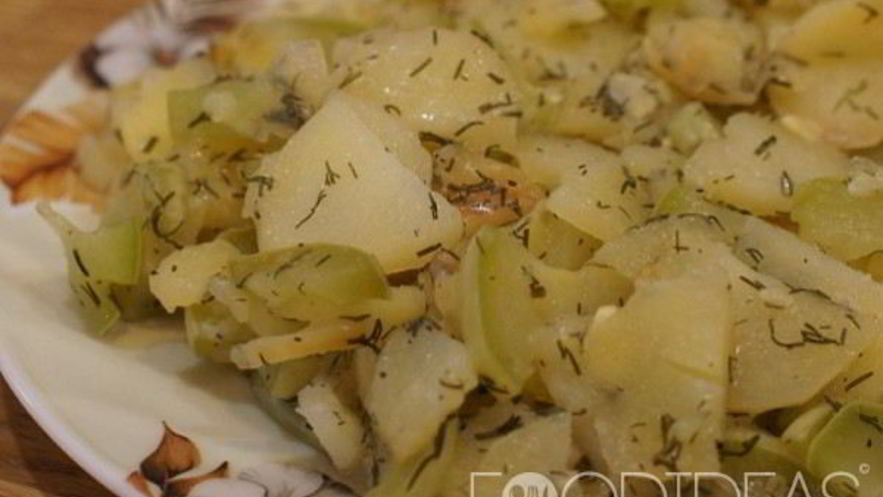 Рецепт кабачков с картошкой в мультиварке