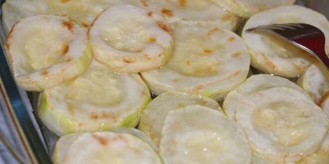 Рецепт кабачков, запеченных в духовке