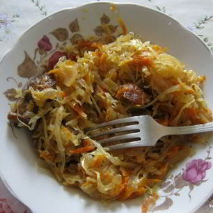 Рецепт Капусты в чугунке