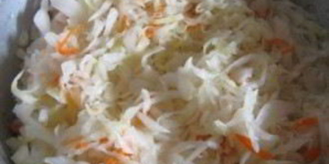 Рецепт капусты в чугунке