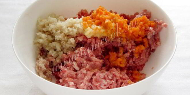 Рецепт картофеля, фаршированного мясным фаршем