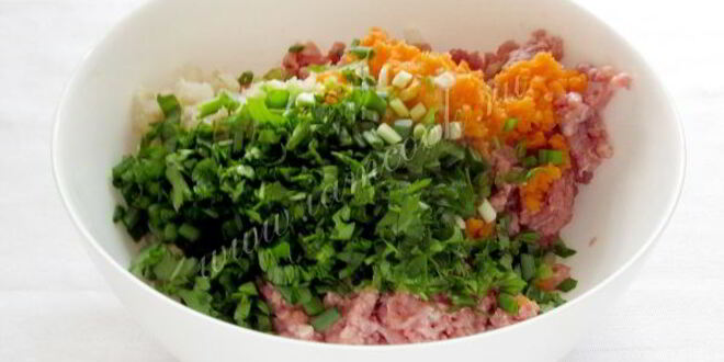 Рецепт картофеля, фаршированного мясным фаршем