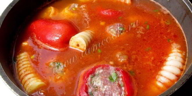 Рецепт картофеля, фаршированного мясным фаршем