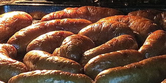 Рецепт картофельных колбасок запеченных