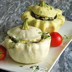 Рецепт Патиссонов, фаршированных печенью