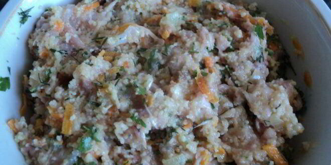 Рецепт перца, фаршированного курицей и кускусом