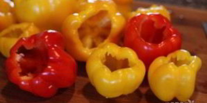 Рецепт перца, фаршированного морковью