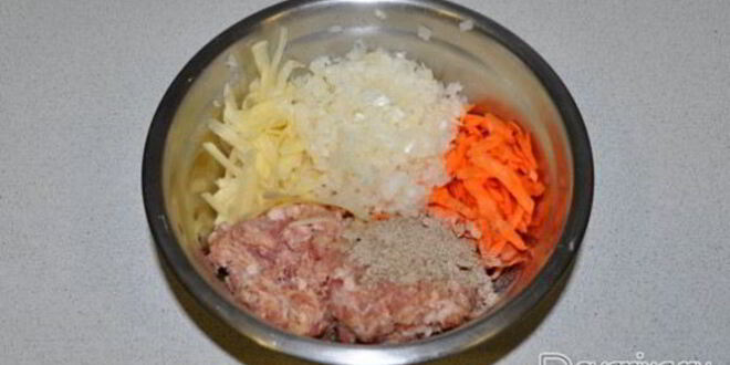 Рецепт перца, фаршированного мясом и овощами