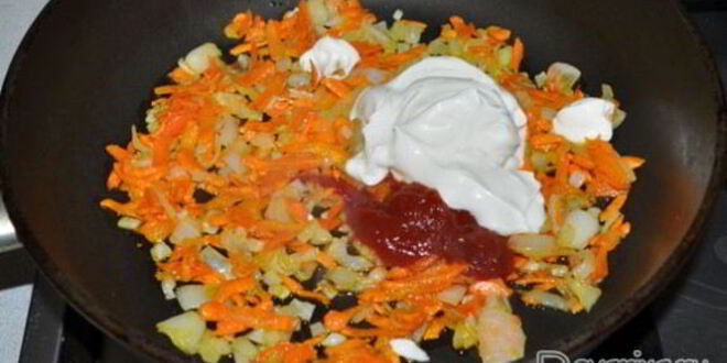 Рецепт перца, фаршированного мясом и овощами