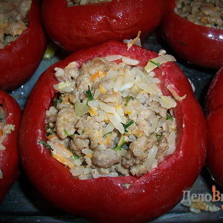 Рецепт Перцев фаршированных мясным фаршем