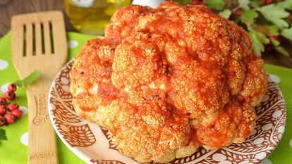 Рецепт Цветной капусты на пивной банке