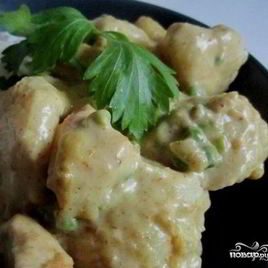 Рецепт Цветной капусты в сливочном соусе